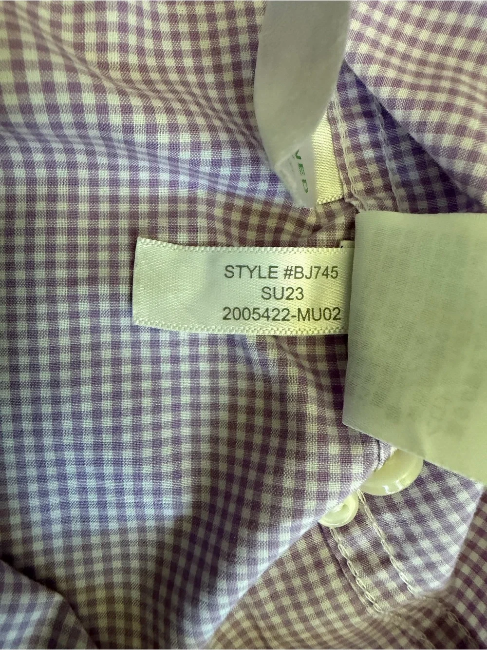 J. Crew Men's Secret Wash Long Sleeve Button Down Slim Fit Shirt - Small
